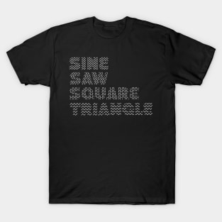 Synth waveforms for Synthesizer musician T-Shirt